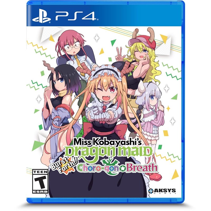 Miss Kobayashi's Dragon Maid: Sakuretsu!! Chorogon Breath (Import) PS4 Miss Kobayashi's Dragon Maid: Sakuretsu!! Chorogon Breath (Import) PS4