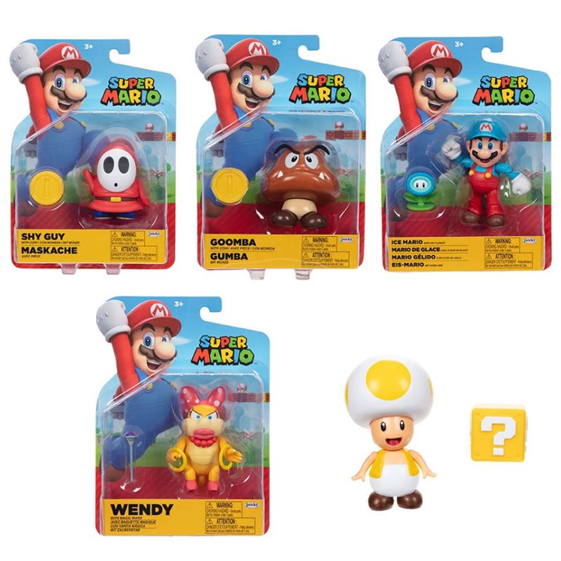 Figura Jakks - Super Mario Bros. (10cm / Sortido) Figura Jakks - Super Mario Bros. (10cm / Sortido)