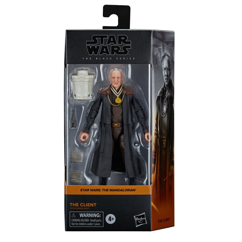 Figura Star Wars The Mandalorian O Cliente Série Black Figura Star Wars The Mandalorian O Cliente Série Black