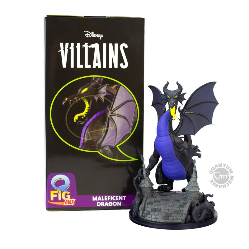 Figura Q Fig Max Disney Maléfica Dragão Vilões Figura Q Fig Max Disney Maléfica Dragão Vilões