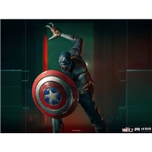 Figura Art Scale What If Capitão América Zombie