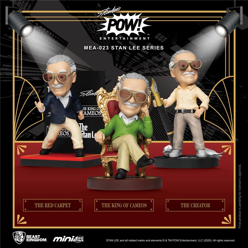 Figuras Marvel Stan Lee Conjunto De 3 Serie Figuras Marvel Stan Lee Conjunto De 3 Serie