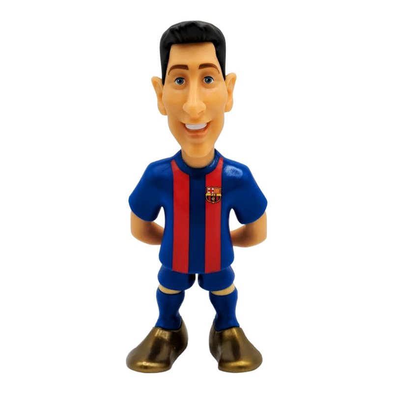 Minix - Football Stars 116 - Figura PVC 12 cm - FC Barcelone - Lewandowski 9 Minix - Football Stars 116 - Figura PVC 12 cm - FC Barcelone - Lewandowski 9