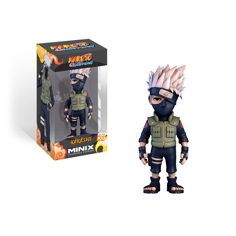 Minix - Anime 102 - Figura PVC 12 cm - Naruto Shippuden - Kakashi Hatake Minix - Anime 102 - Figura PVC 12 cm - Naruto Shippuden - Kakashi Hatake