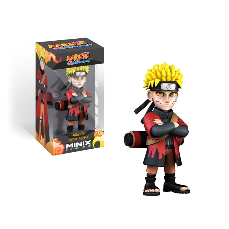 Minix - Anime 113 - Figura PVC 12 cm - Naruto Shippuden - Naruto avec Cape Minix - Anime 113 - Figura PVC 12 cm - Naruto Shippuden - Naruto avec Cape