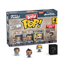 Funko Bitty Pop!: Avatar: The Last Airbender Mini Collectible Toys 4-Pack - Katara, Sokka, Suki & Mystery Chase Figure