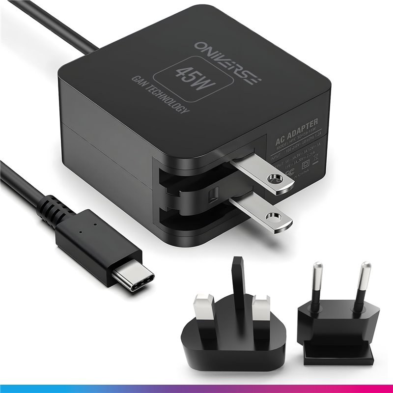 Oniverse - International Fast Charger 45W Black (Switch - Steam Deck - Android - Pc)