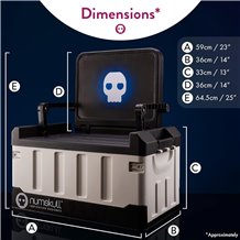 Caixa de Arrumação e Cadeira Dobrável Numskull - Official PS5-Inspired