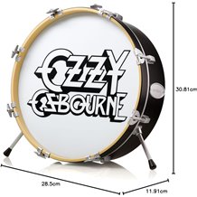 Candeeiro 3D - Bateria Ozzy Ozbourne