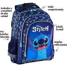 Mochila Infantil Adaptável - Disney: Stitch