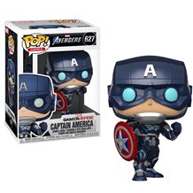 Figura Funko POP! Games: Marvel Avengers - Gamerverse Captain America (Bobble-head) 627