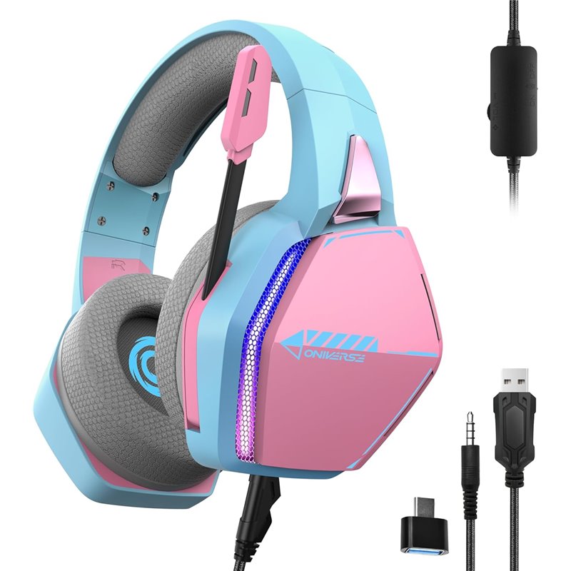 Oniverse - Gaming Headset Nebula - Diva Pink (Multiplataforma) Oniverse - Gaming Headset Nebula - Diva Pink (Multiplataforma)