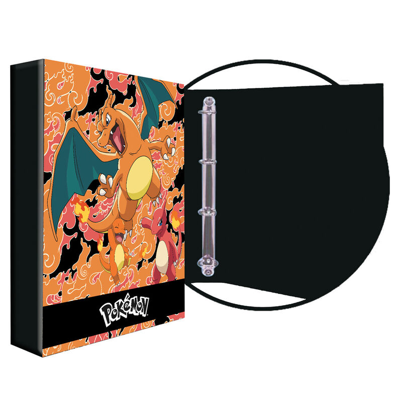 Carpeta A4 anillas Charmander Evolution Pokemon Carpeta A4 anillas Charmander Evolution Pokemon