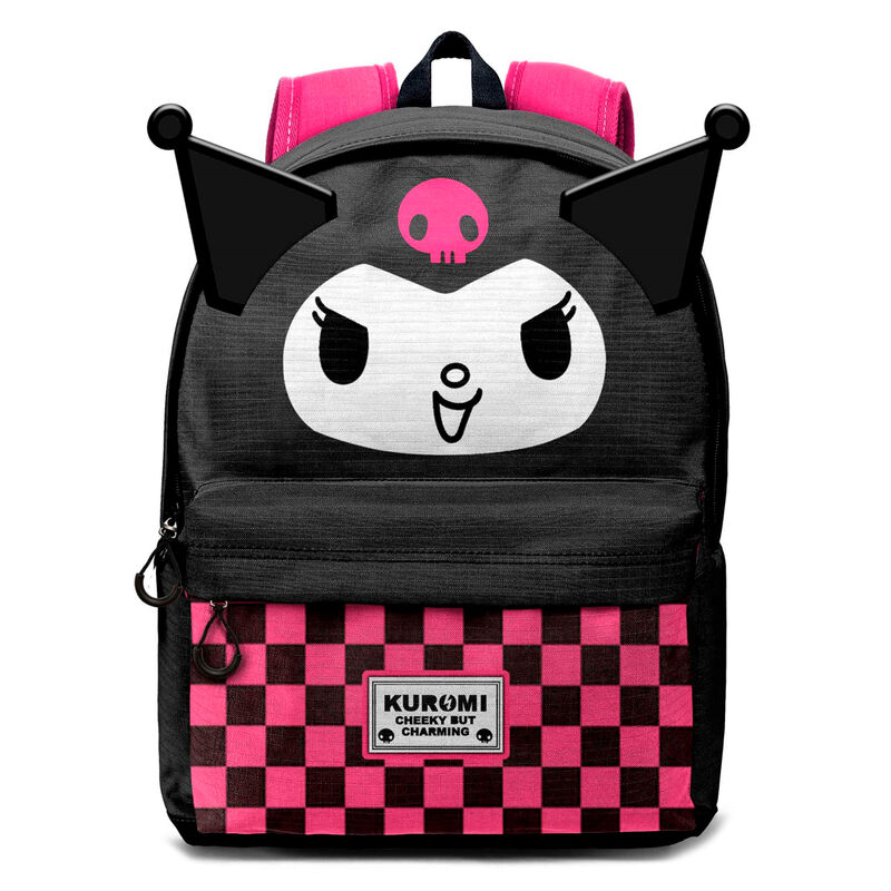 Mochila Kuromi Hello Kitty 44cm Mochila Kuromi Hello Kitty 44cm