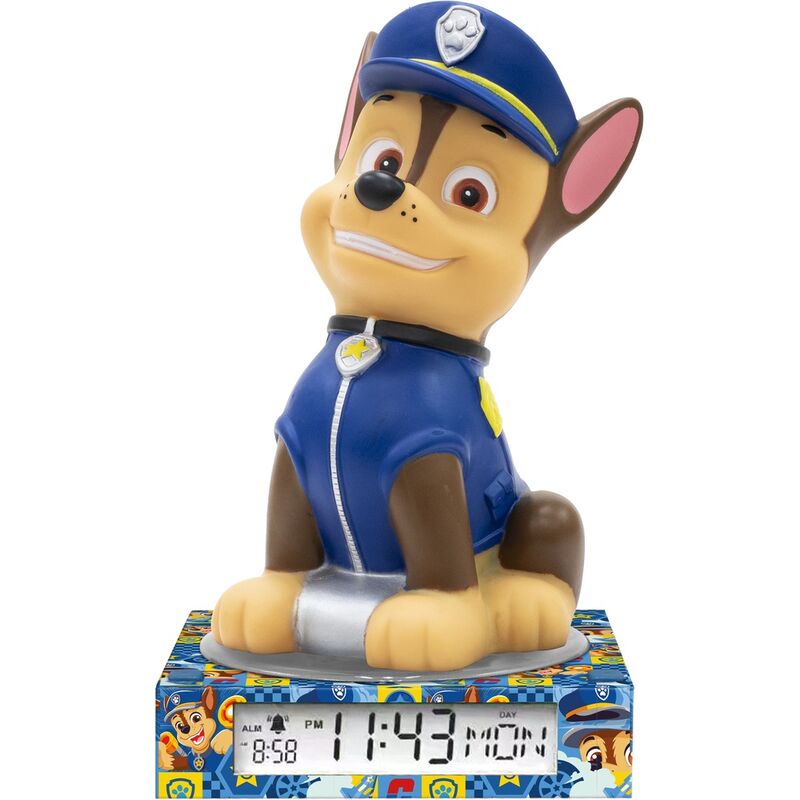 Lampara 3D con despertador Patrulla Canina Paw Patrol Lampara 3D con despertador Patrulla Canina Paw Patrol