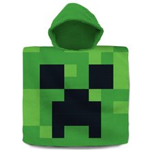 Poncho toalla Minecraft algodon