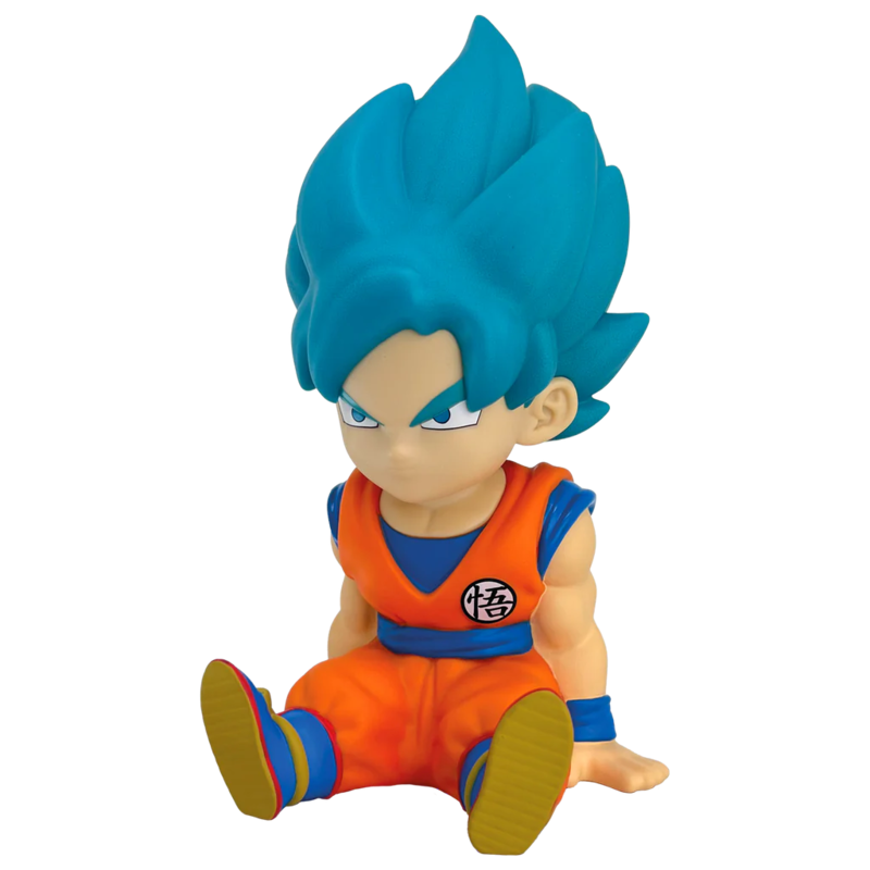 Figura hucha Son Goku Super Saiyan Blue Dragon Ball Super 15cm Figura hucha Son Goku Super Saiyan Blue Dragon Ball Super 15cm