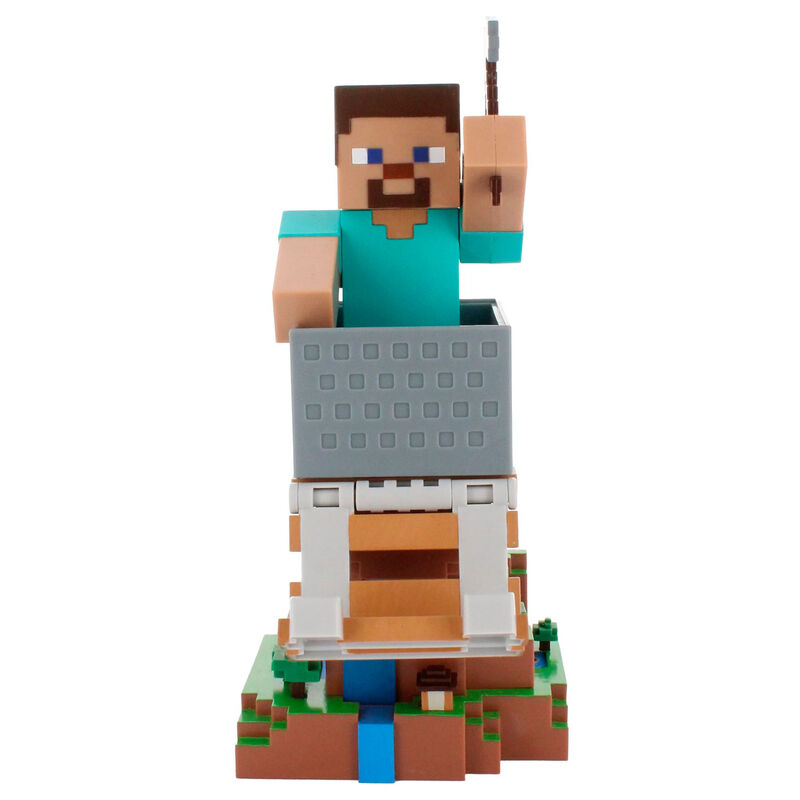 Cable Guy soporte sujecion Steve Minecraft 20cm Cable Guy soporte sujecion Steve Minecraft 20cm