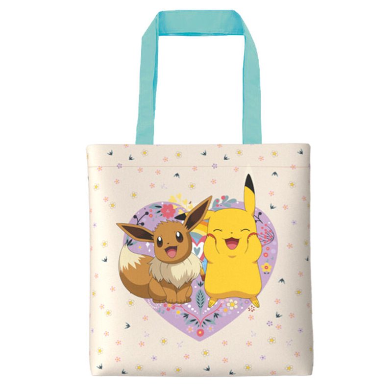 Bolsa shopping Flowers Pokemon 38cm Bolsa shopping Flowers Pokemon 38cm