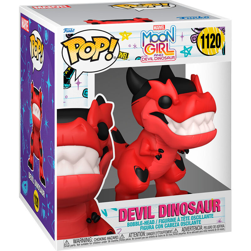 Figura POP Marvel Moon Girld and Devil Dinosaur Devil Dinosaur Figura POP Marvel Moon Girld and Devil Dinosaur Devil Dinosaur