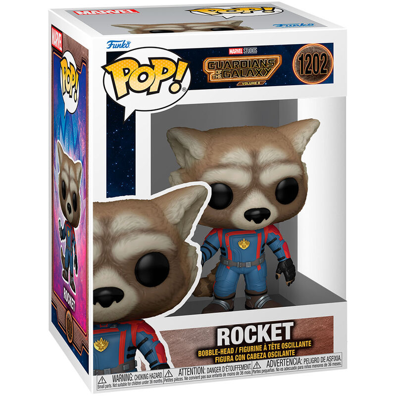 Figura POP Marvel Guardianes de la Galaxia 3 Rocket Figura POP Marvel Guardianes de la Galaxia 3 Rocket