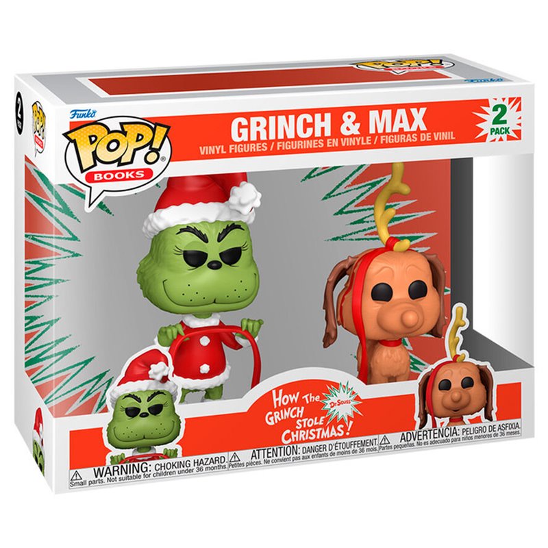 Blister 2 figuras POP The Grinch - Grinch & Max Blister 2 figuras POP The Grinch - Grinch & Max