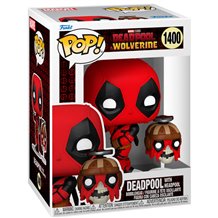 Figura POP Marvel Deadpool & Wolverine Deadpool with Headpool