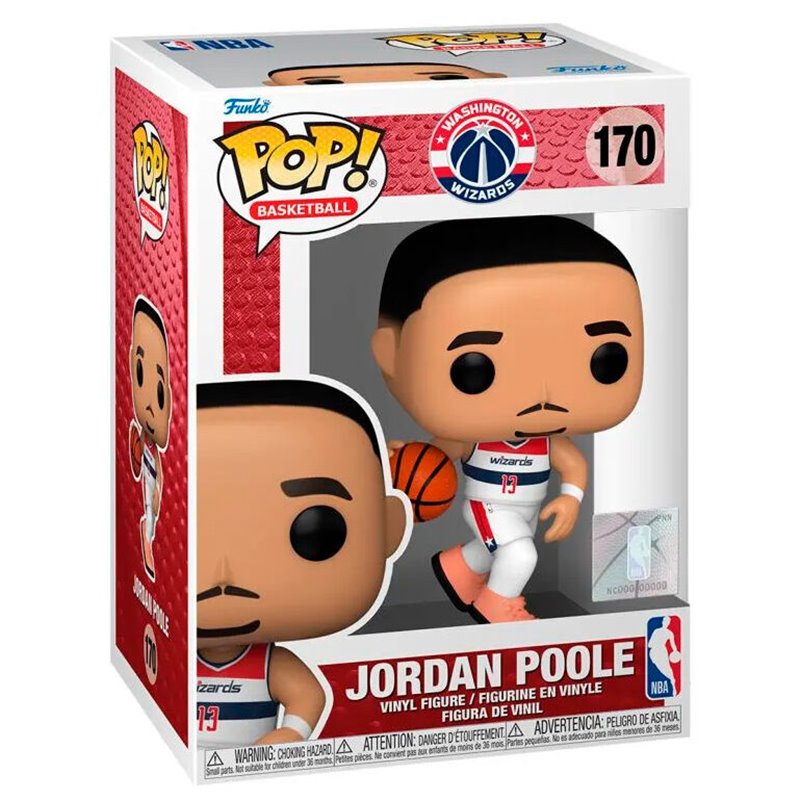 Figura POP NBA Washington Wizard Jordan Poole Figura POP NBA Washington Wizard Jordan Poole