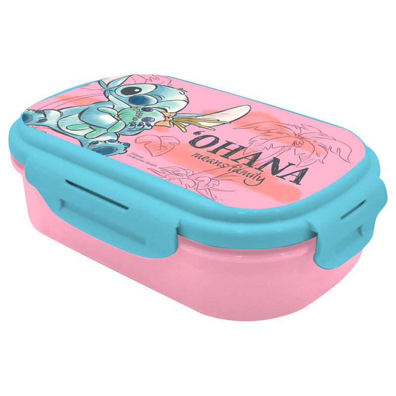 Sandwichera + cubierto Stitch Disney Sandwichera + cubierto Stitch Disney