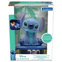 Despertador 3D digital Stitch Disney luz y sonido