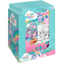 Set papeleria pinta con numeros Sweet Dreams surtido