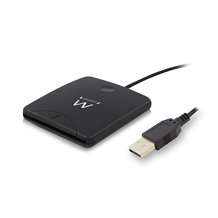 Leitor de Cartões de Cidadão Ewent USB 2.0 Preto
