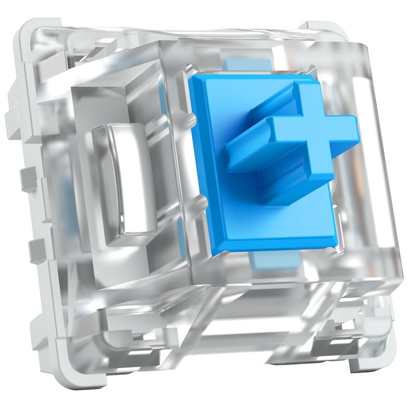 Pack 120 Switches Gateron MX Blue para Glorious GMMK