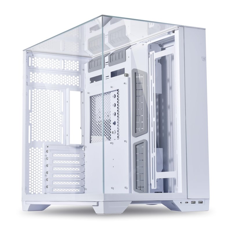 Caixa E-ATX Lian Li O11 Vision Branco Vidro Temperado