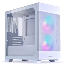 Caixa Micro-ATX Lian Li Lancool 205M Mesh Snow Vidro Temper
