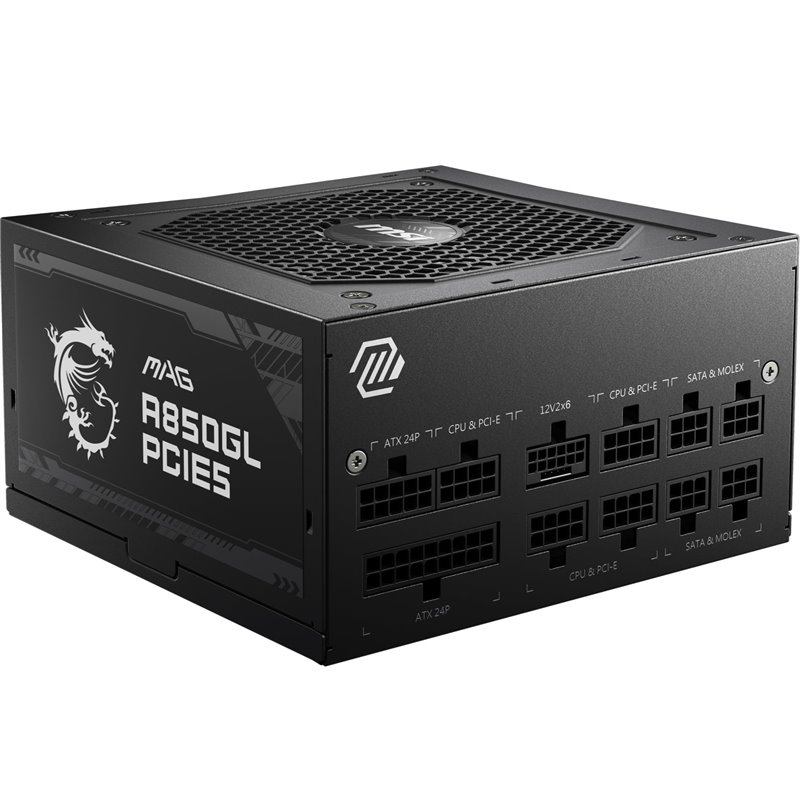 Fonte Modular MSI MAG A850GL 850W 80+ Gold PCIE5