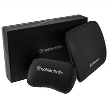 Set de Almofadas noblechairs Memory Foam Pretas