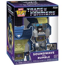 Figura Funko Bitty Bots: Transformers - Soundwave with Rumble (Funko POP! + Bitty POP!)