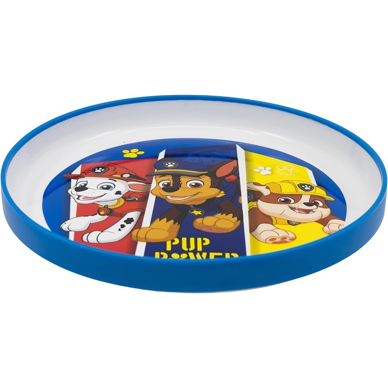 Prato Infantil Antiderrapante - Paw Patrol Pup Power Prato Infantil Antiderrapante - Paw Patrol Pup Power