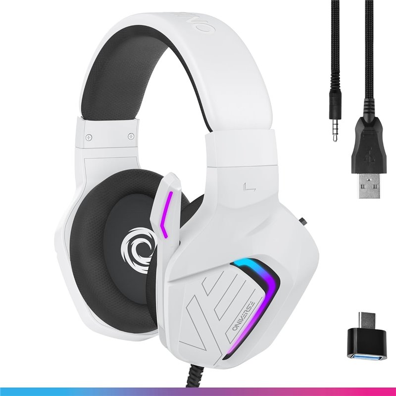 Oniverse - Gaming Headset Meteor - Frost White (Multiplataforma) Oniverse - Gaming Headset Meteor - Frost White (Multiplataforma)
