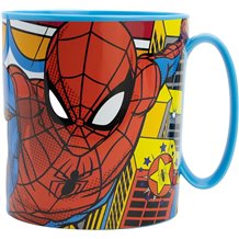 Caneca Microondas 350ML - Spiderman Arachnid Grid