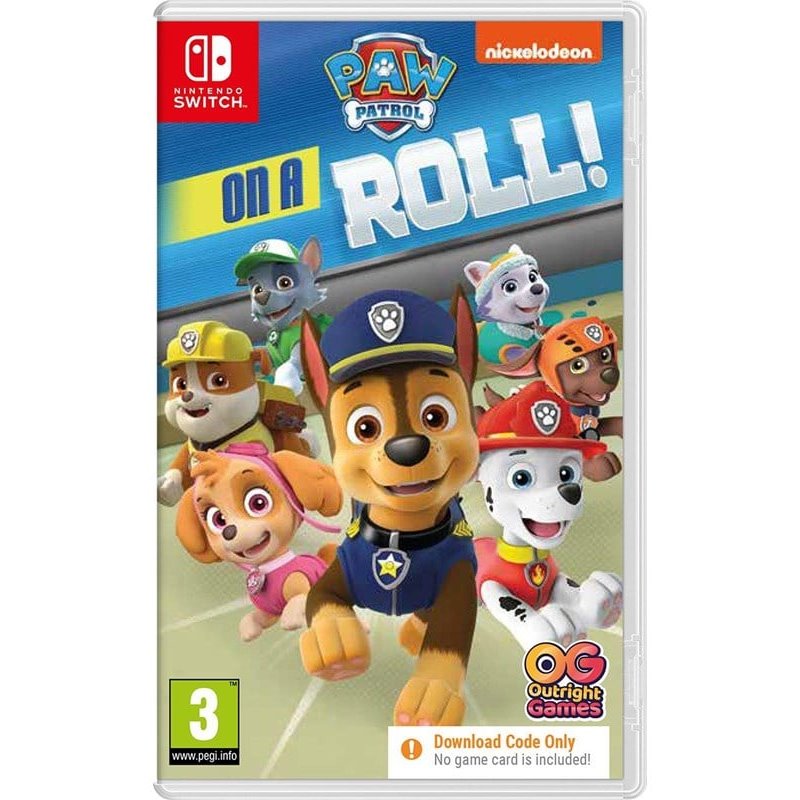 Paw Patrol On a Roll! (Código na Caixa) Nintendo Switch Paw Patrol On a Roll! (Código na Caixa) Nintendo Switch