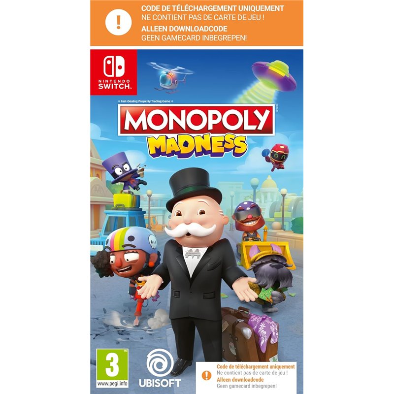 Monopoly Madness (Código na Caixa) Nintendo Switch Monopoly Madness (Código na Caixa) Nintendo Switch