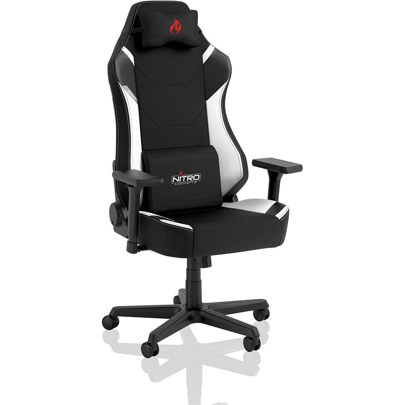 Cadeira Nitro Concepts X1000 Gaming Preta / Branca Cadeira Nitro Concepts X1000 Gaming Preta / Branca