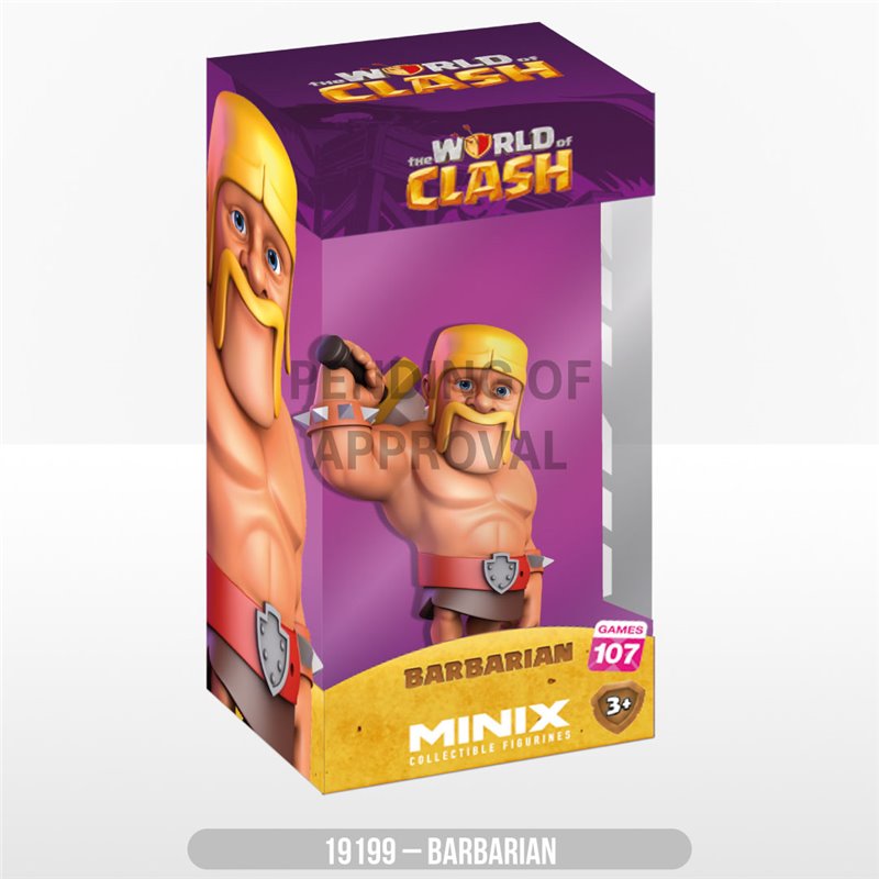 Figura Minix Games: World of Clash - Barbarian 107 Figura Minix Games: World of Clash - Barbarian 107
