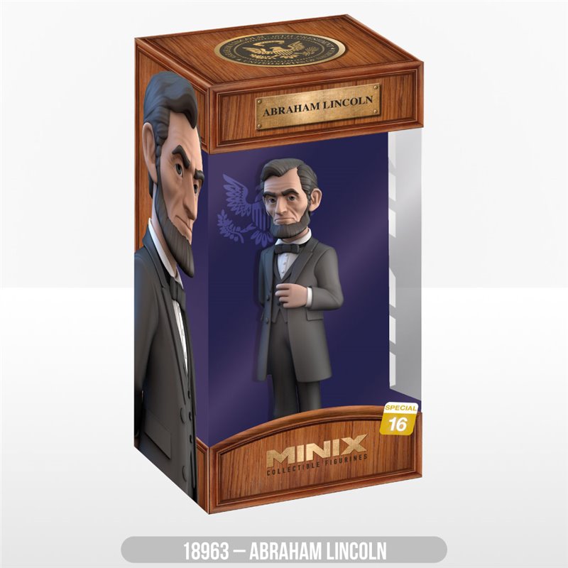Figura Minix TV Special: Celebrity - Abraham Lincoln 16 Figura Minix TV Special: Celebrity - Abraham Lincoln 16