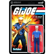 Figura ReAction: G.I. Joe - Sailor Blueshirt Pink Mustache (Super 7)