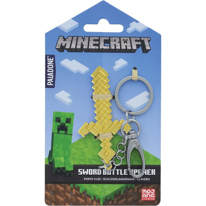 Porta-Chaves Abre-Caricas - Minecraft Sword Porta-Chaves Abre-Caricas - Minecraft Sword