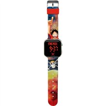 Relógio Infantil Led - One Piece Luffy