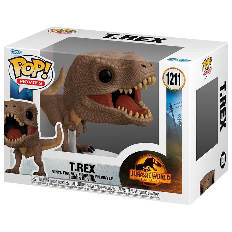 Figura POP Jurassic World 3 T-Rex Figura POP Jurassic World 3 T-Rex